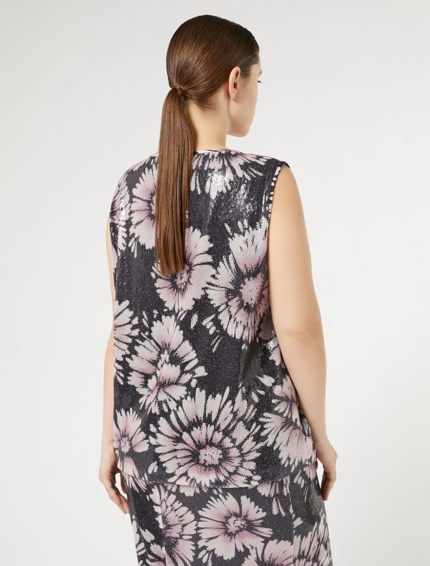 Marina Rinaldi Bluse | Selezione Elegante*Top in paillettes e raso BLUNOTTE