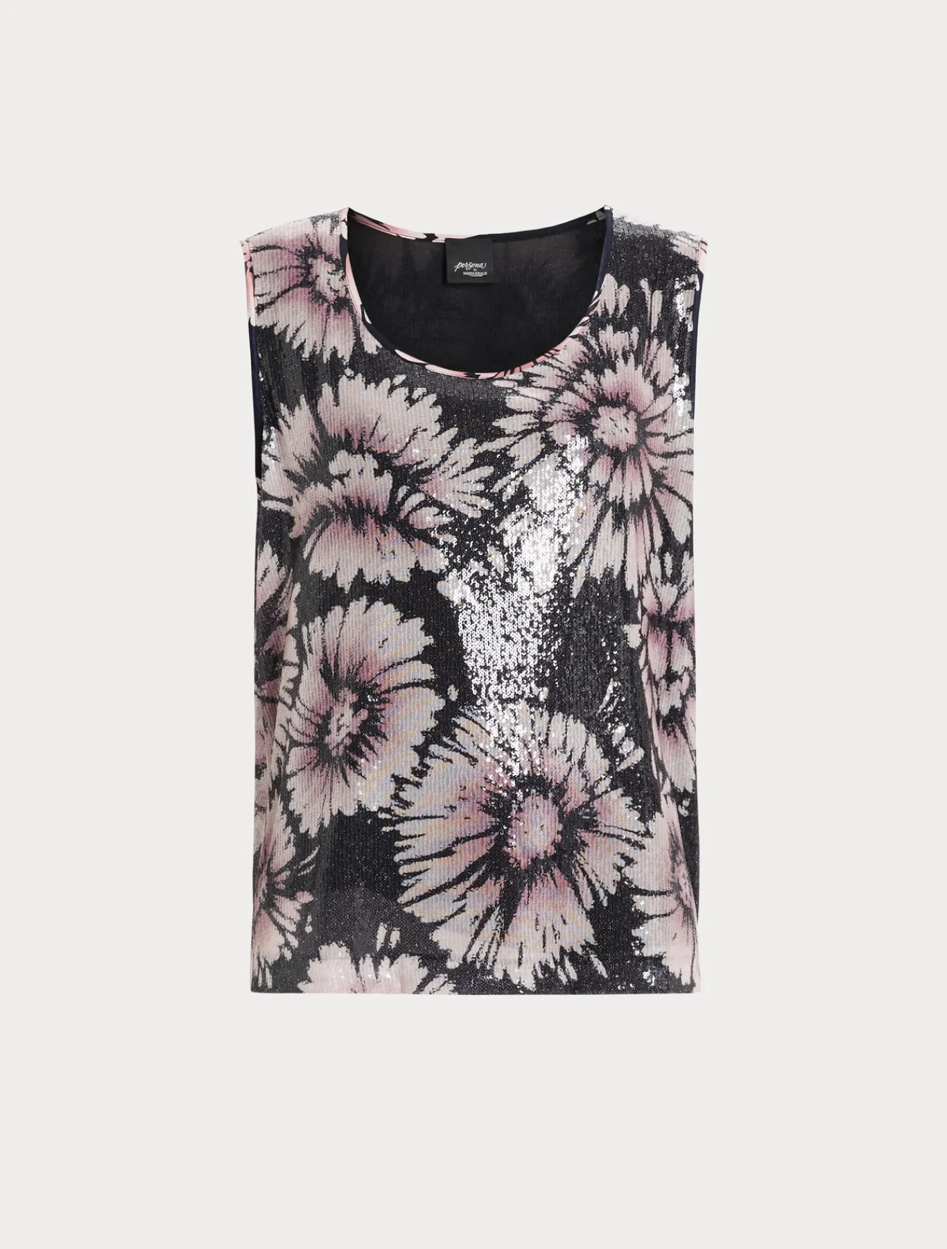 Marina Rinaldi Bluse | Selezione Elegante*Top in paillettes e raso BLUNOTTE