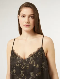 Marina Rinaldi Collezione Elegante | Top & T-Shirt*Top in raso satin TESTAMORO