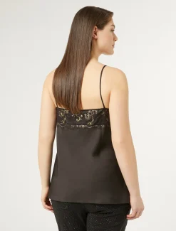 Marina Rinaldi Collezione Elegante | Top & T-Shirt*Top in raso satin TESTAMORO