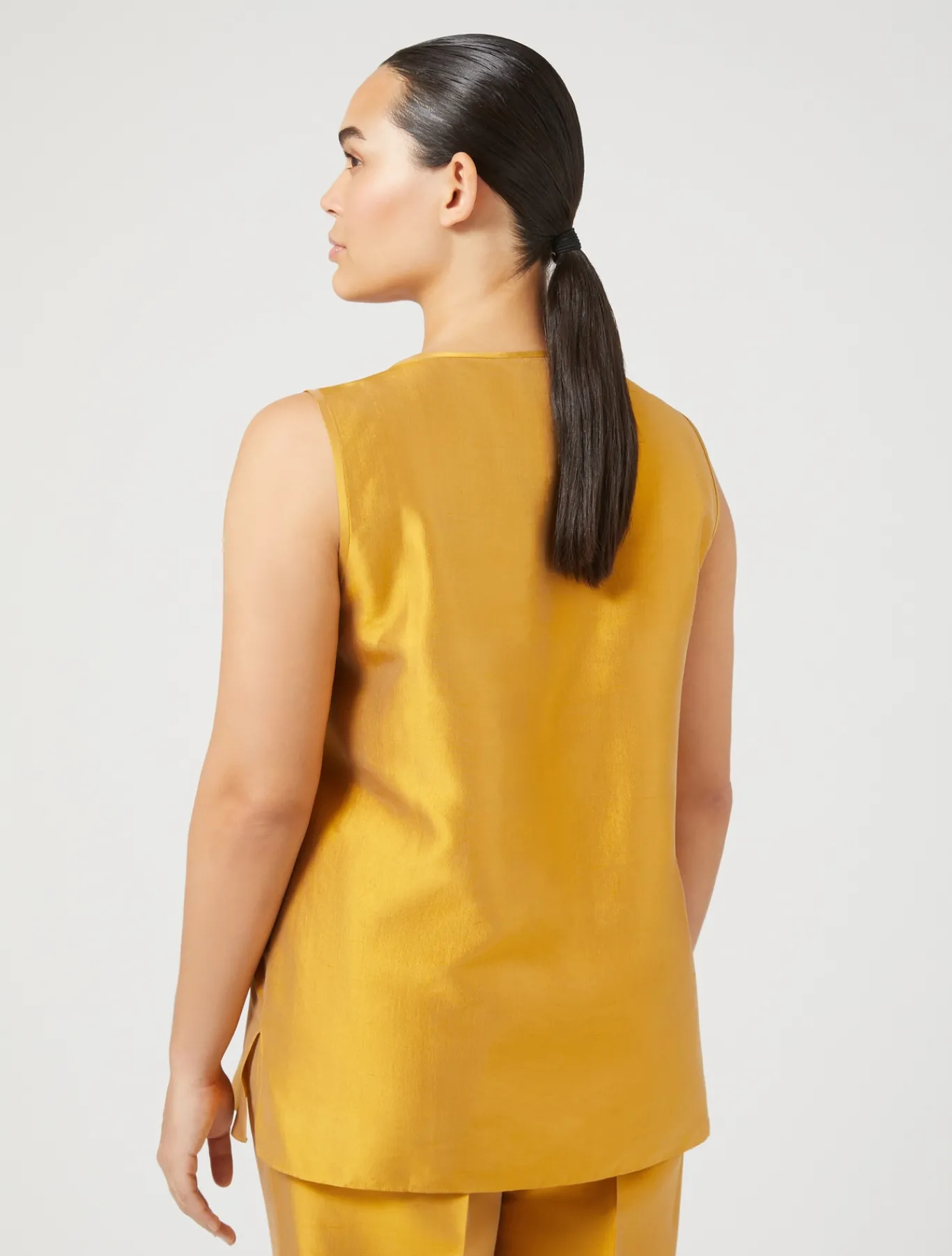 Marina Rinaldi Bluse | Top & T-Shirt*Top in shantung leggero ORO