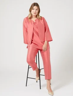 Marina Rinaldi Top & T-Shirt | Bluse*Top in shantung leggero ROSSO