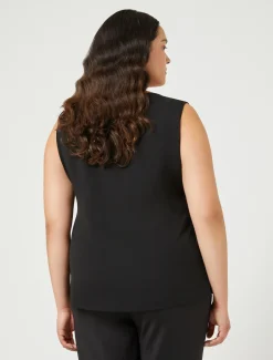 Marina Rinaldi Camicie & Bluse | Camicie & Bluse*Top in tessuto fluido NERO