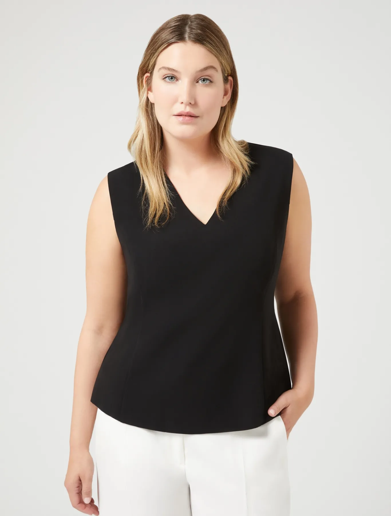 Marina Rinaldi Bluse | Top & T-Shirt*Top in triacetato NERO