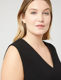Marina Rinaldi Bluse | Top & T-Shirt*Top in triacetato NERO