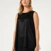 Marina Rinaldi Bluse | Camicie & Bluse*Top in tulle ricamato NERO