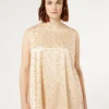 Marina Rinaldi Bluse | Camicie & Bluse*Top in tulle ricamato GIALLOTENUE