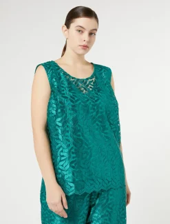 Marina Rinaldi Selezione Elegante | Collezione Elegante*Top in tulle ricamato GIADA