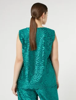 Marina Rinaldi Selezione Elegante | Collezione Elegante*Top in tulle ricamato GIADA