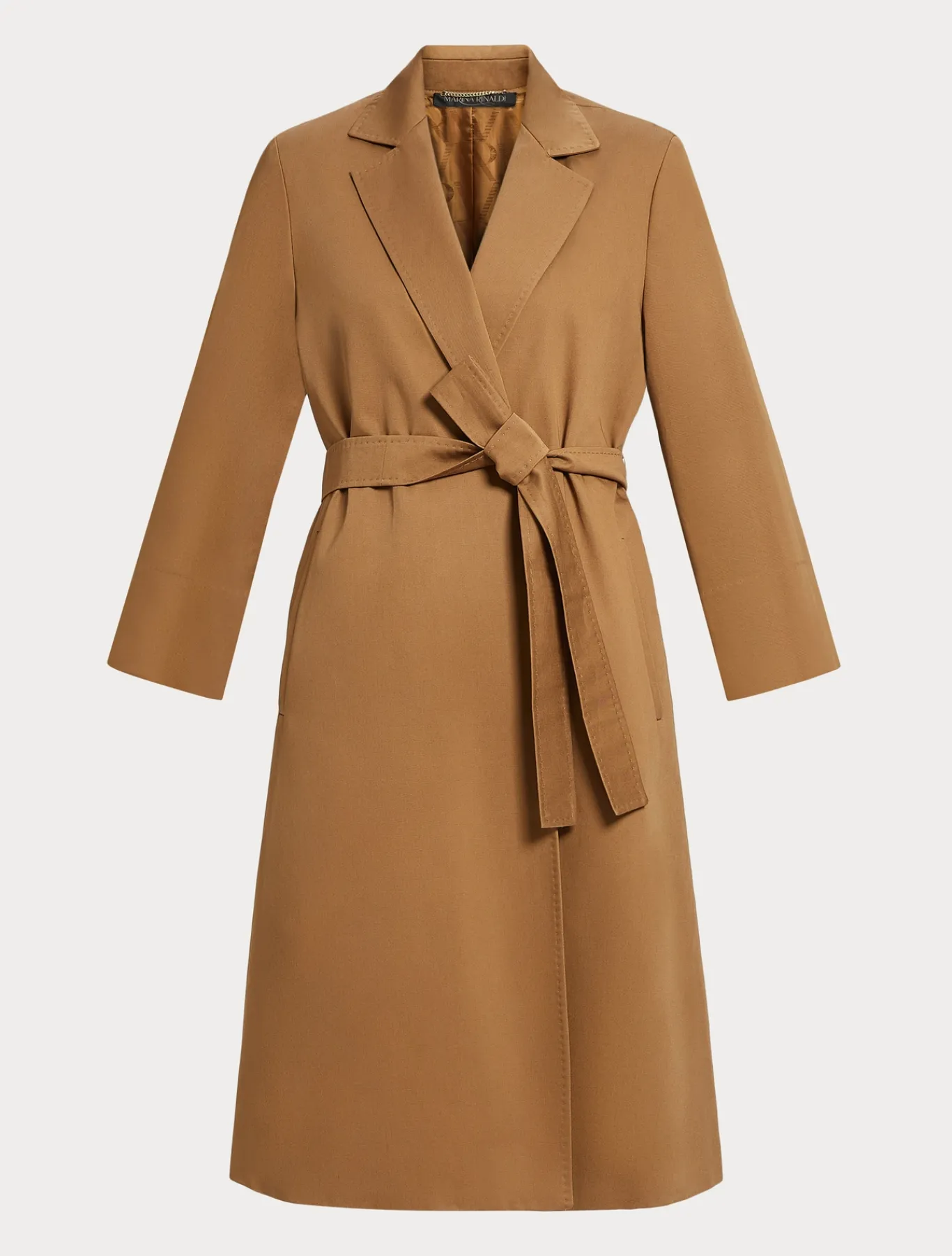 Marina Rinaldi Cappotti & Trench | Cappotti & Trench*Trench in gabardina antigoccia CAMMELLO