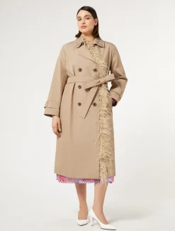 Marina Rinaldi Cappotti & Trench | Cappotti & Trench*Trench in twill antigoccia SABBIA