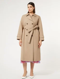 Marina Rinaldi Cappotti & Trench | Cappotti & Trench*Trench in twill antigoccia SABBIA