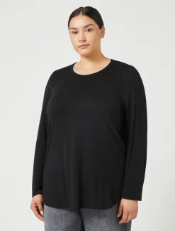 Marina Rinaldi Top & T-Shirt | Top & T-Shirt*T-shirt in jersey NERO