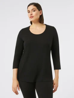Marina Rinaldi Top & T-Shirt | Top & T-Shirt*T-shirt in jersey NERO