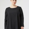 Marina Rinaldi Top & T-Shirt | Top & T-Shirt*T-shirt in jersey NERO