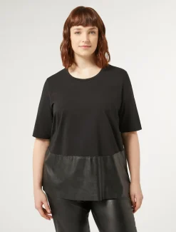 Marina Rinaldi Top & T-Shirt | Top & T-Shirt*T-shirt in jersey NERO