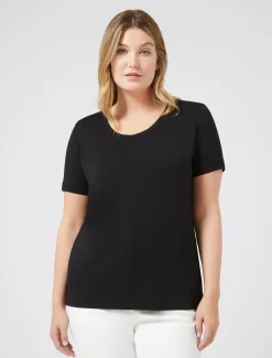 Marina Rinaldi Top & T-Shirt | Top & T-Shirt*T-shirt in jersey NERO