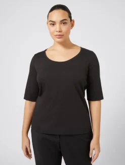 Marina Rinaldi Top & T-Shirt | Top & T-Shirt*T-shirt in jersey NERO