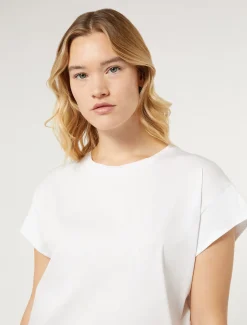 Marina Rinaldi Top & T-Shirt | Top & T-Shirt*T-shirt in jersey BIANCOOTTICO