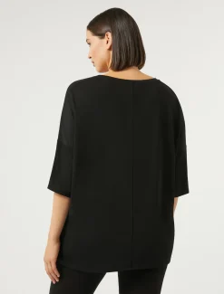 Marina Rinaldi Top & T-Shirt | Top & T-Shirt*T-shirt in jersey NERO