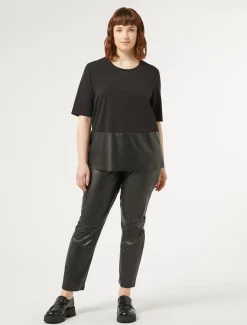 Marina Rinaldi Top & T-Shirt | Top & T-Shirt*T-shirt in jersey NERO