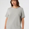 Marina Rinaldi Top & T-Shirt | Top & T-Shirt*T-shirt in jersey con ricamo GRIGIOMEDIO