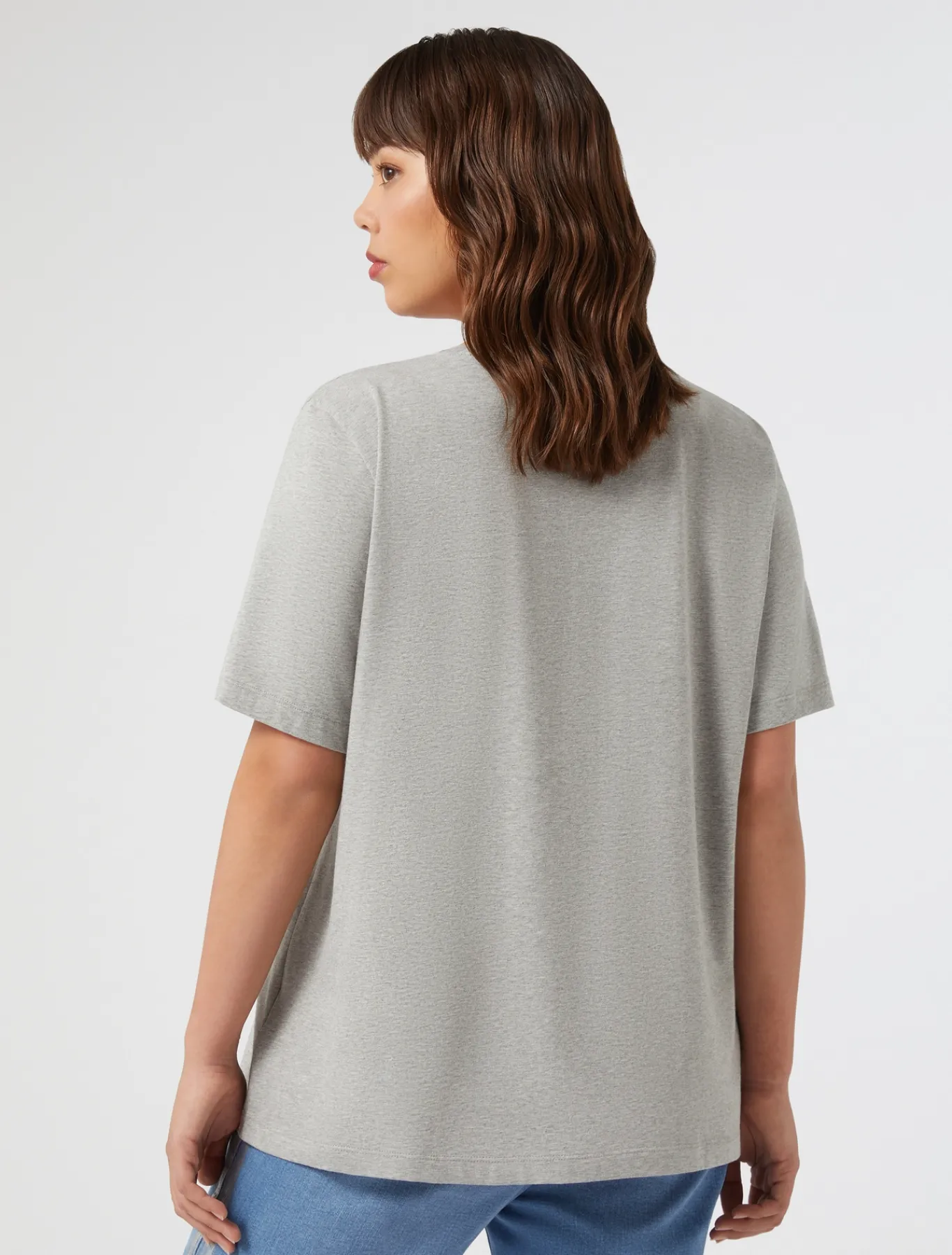 Marina Rinaldi Top & T-Shirt | Top & T-Shirt*T-shirt in jersey con ricamo GRIGIOMEDIO