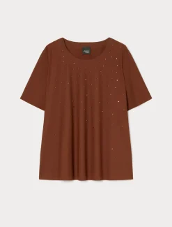 Marina Rinaldi Top & T-Shirt | Top & T-Shirt*T-shirt in jersey con ricamo RAME