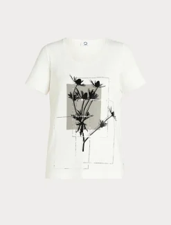 Marina Rinaldi Top & T-Shirt | Top & T-Shirt*T-shirt in jersey con ricami AVORIO