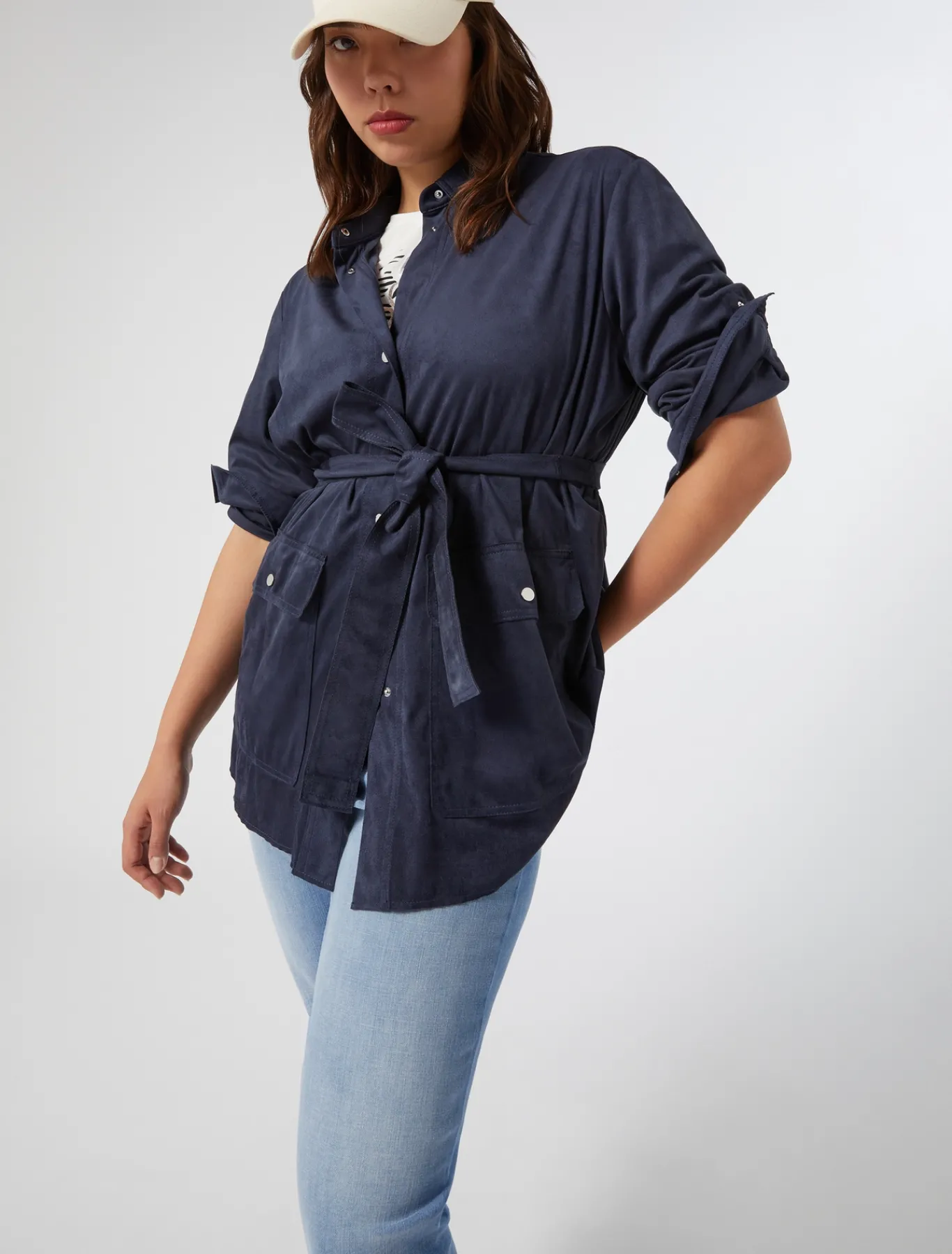 Marina Rinaldi Top & T-Shirt | Top & T-Shirt*T-shirt in jersey con ricamo BIANCO