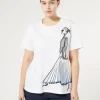 Marina Rinaldi Top & T-Shirt | Top & T-Shirt*T-shirt in jersey con stampa BIANCO