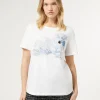 Marina Rinaldi Top & T-Shirt | Top & T-Shirt*T-shirt in jersey con stampa BIANCOOTTICO
