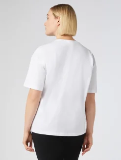 Marina Rinaldi Top & T-Shirt | Top & T-Shirt*T-shirt in jersey con stampa BIANCOOTTICO