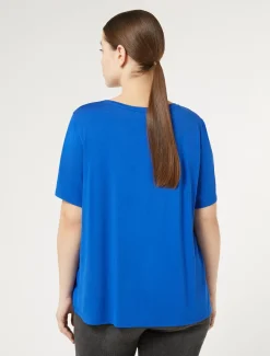 Marina Rinaldi Top & T-Shirt | Top & T-Shirt*T-shirt in jersey con stampa BLUETTE