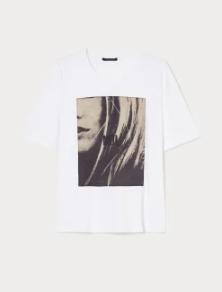 Marina Rinaldi Top & T-Shirt | Top & T-Shirt*T-shirt in jersey con stampa BIANCOOTTICO