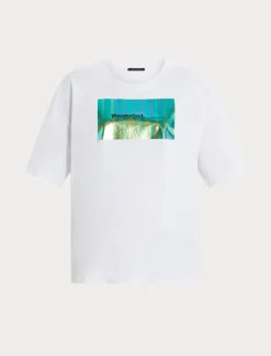 Marina Rinaldi Top & T-Shirt | Top & T-Shirt*T-shirt in jersey con stampa BIANCOOTTICO