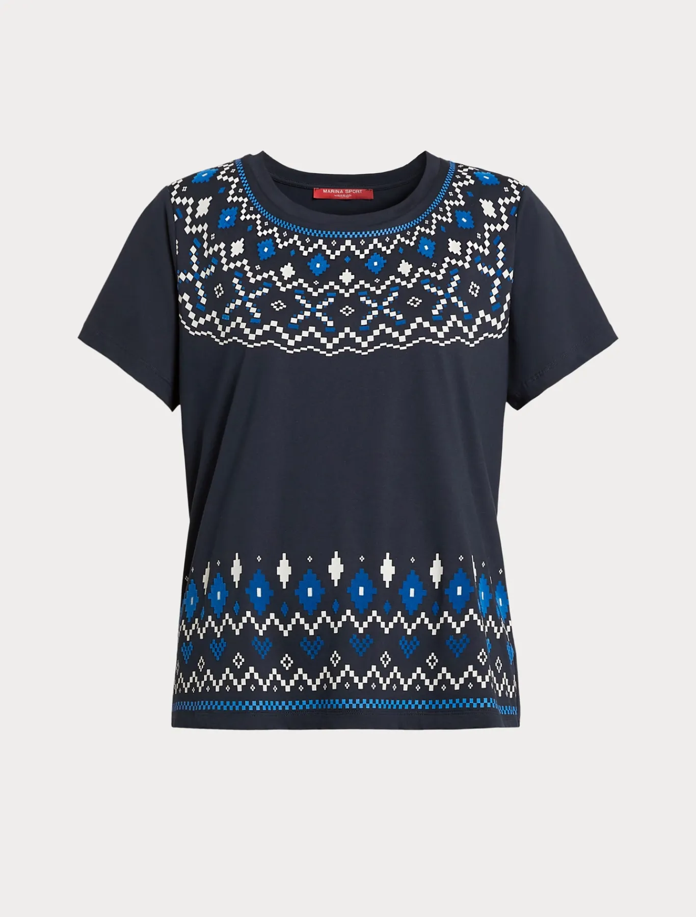Marina Rinaldi Top & T-Shirt | Top & T-Shirt*T-shirt in jersey con stampa BLU