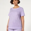 Marina Rinaldi Top & T-Shirt | Top & T-Shirt*T-shirt in jersey con strass LILLA