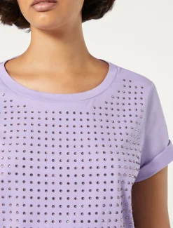 Marina Rinaldi Top & T-Shirt | Top & T-Shirt*T-shirt in jersey con strass LILLA