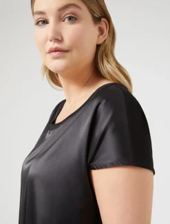 Marina Rinaldi Top & T-Shirt | Top & T-Shirt*T-shirt in jersey crêpe NERO