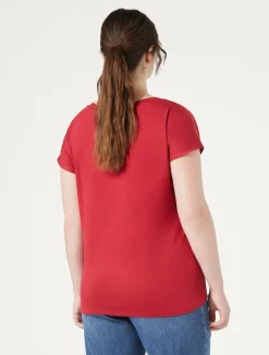 Marina Rinaldi Top & T-Shirt | Top & T-Shirt*T-shirt in jersey crêpe ROSSO