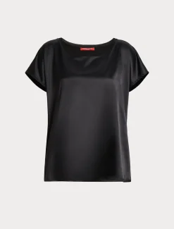 Marina Rinaldi Top & T-Shirt | Top & T-Shirt*T-shirt in jersey crêpe NERO