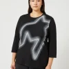 Marina Rinaldi Top & T-Shirt | Top & T-Shirt*T-shirt in jersey di cotone stretch NERO