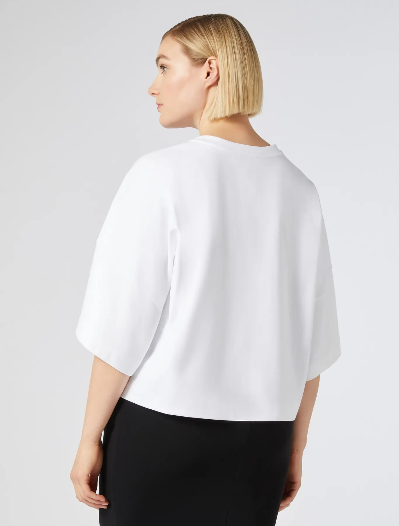 Marina Rinaldi Top & T-Shirt | Top & T-Shirt*T-shirt in jersey di cotone BIANCOOTTICO