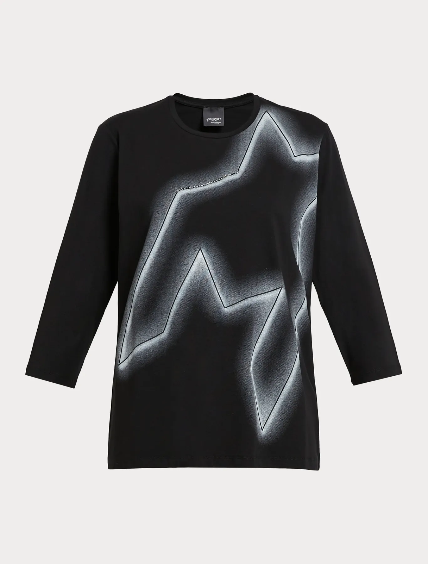 Marina Rinaldi Top & T-Shirt | Top & T-Shirt*T-shirt in jersey di cotone stretch NERO