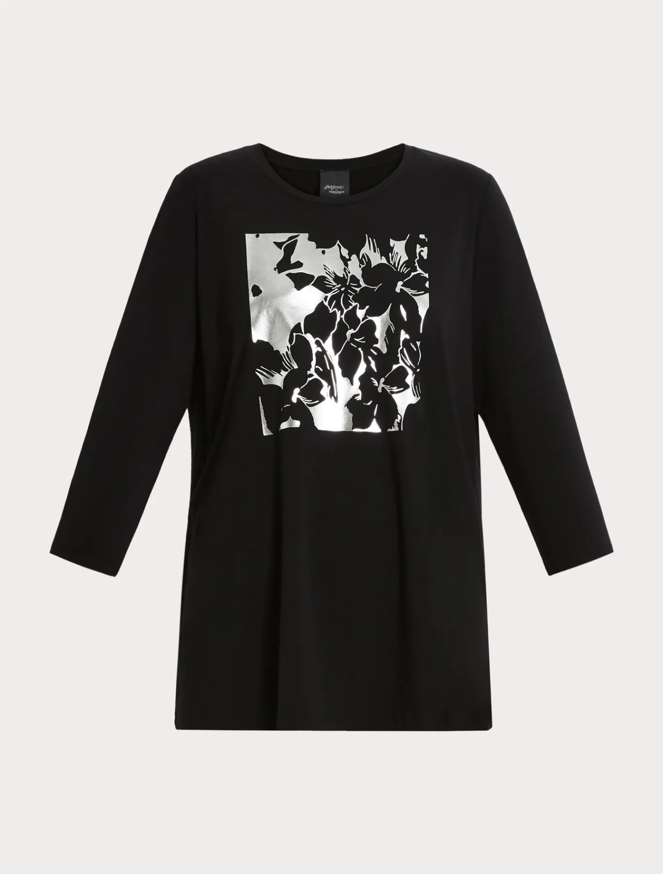 Marina Rinaldi Top & T-Shirt | Top & T-Shirt*T-shirt in jersey di cotone stretch NERO