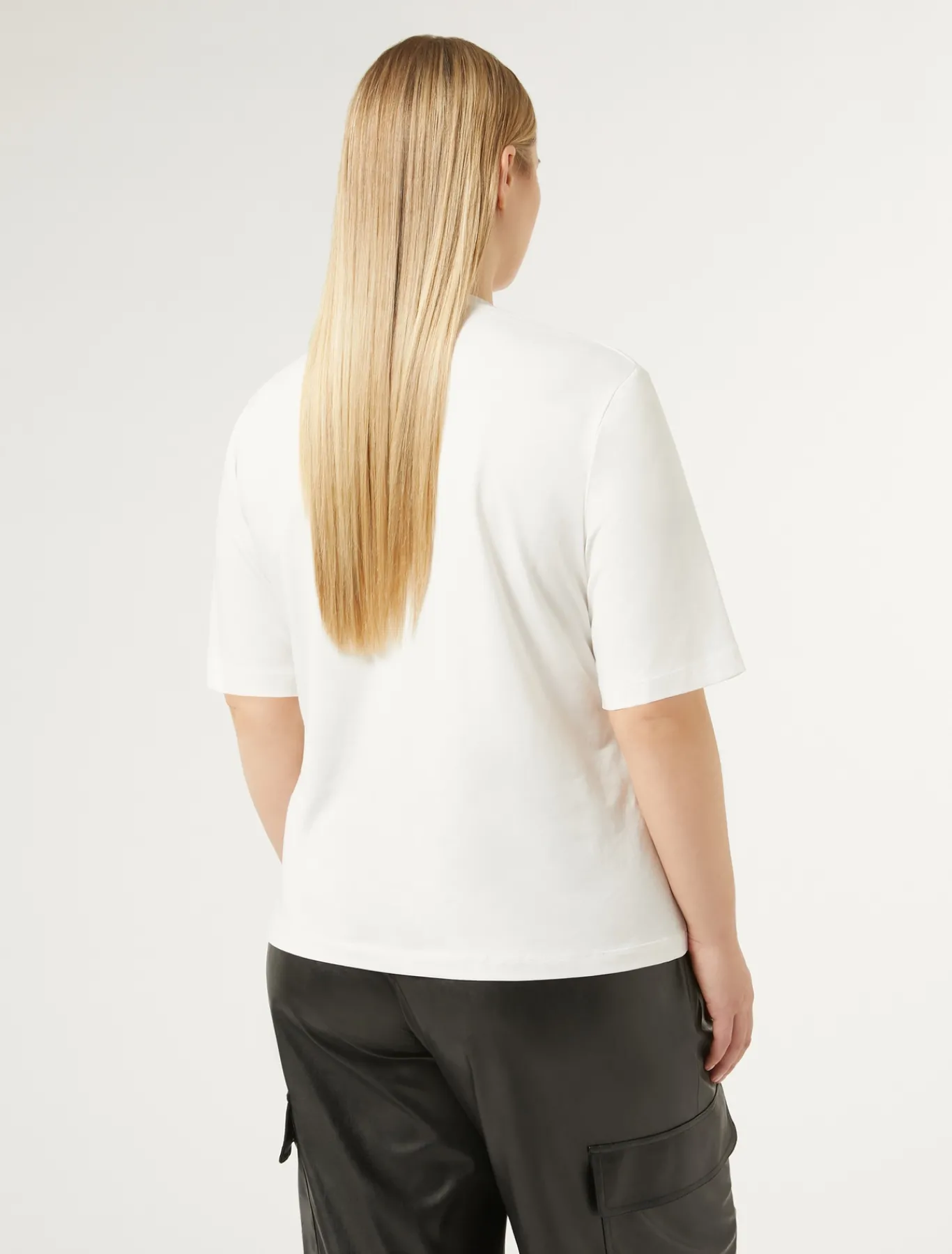 Marina Rinaldi Top & T-Shirt | Top & T-Shirt*T-shirt in jersey di cotone stretch BIANCO