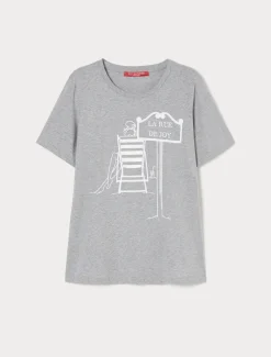 Marina Rinaldi Top & T-Shirt | Top & T-Shirt*T-shirt in jersey di cotone GRIGIOMEDIO