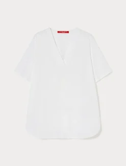 Marina Rinaldi Top & T-Shirt | Top & T-Shirt*T-shirt in jersey di cotone BIANCOOTTICO