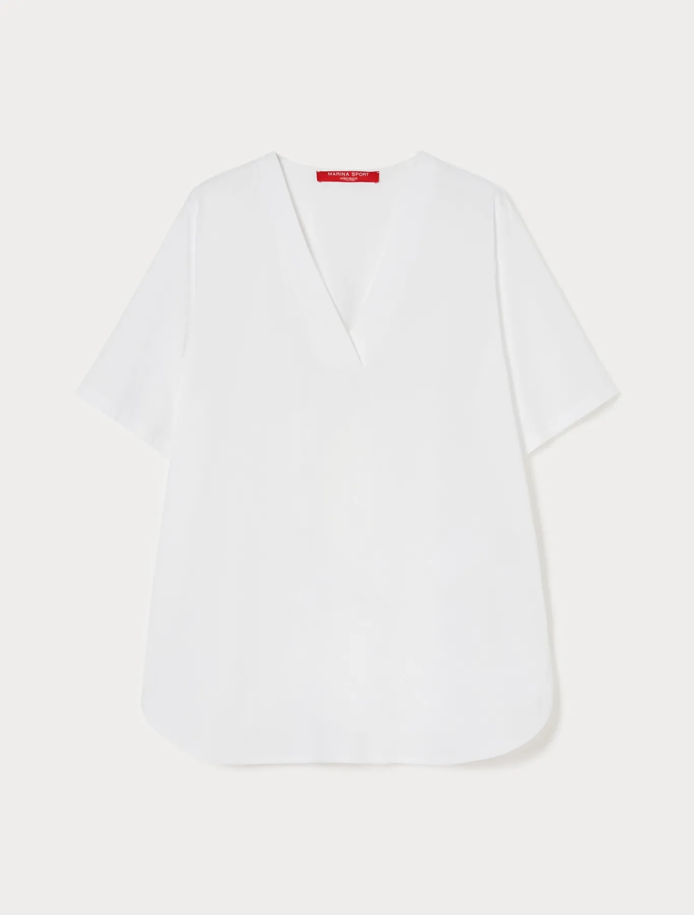 Marina Rinaldi Top & T-Shirt | Top & T-Shirt*T-shirt in jersey di cotone BIANCOOTTICO